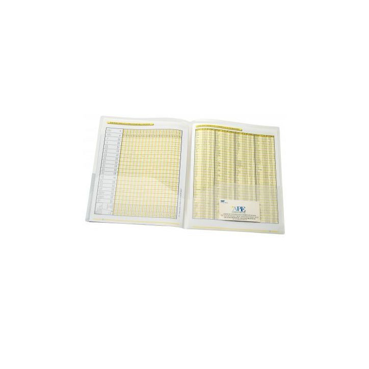 Paquet de 10 chemises double poche en polypropylène 20/100e, incolore 3965E EXACOMPTA