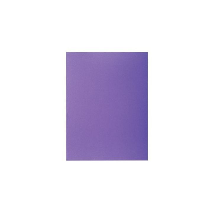 Paquet de 100 chemises 210 g ROCK"S 220 format 24x32 cm violine 210008E ROCK'S EXACOMPTA