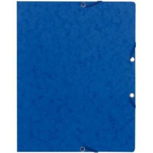 Achetez Lot de 10 chemises sans rabat à élastiques en carte lustrée, bleu 55462E EXACOMPTA pas ch..