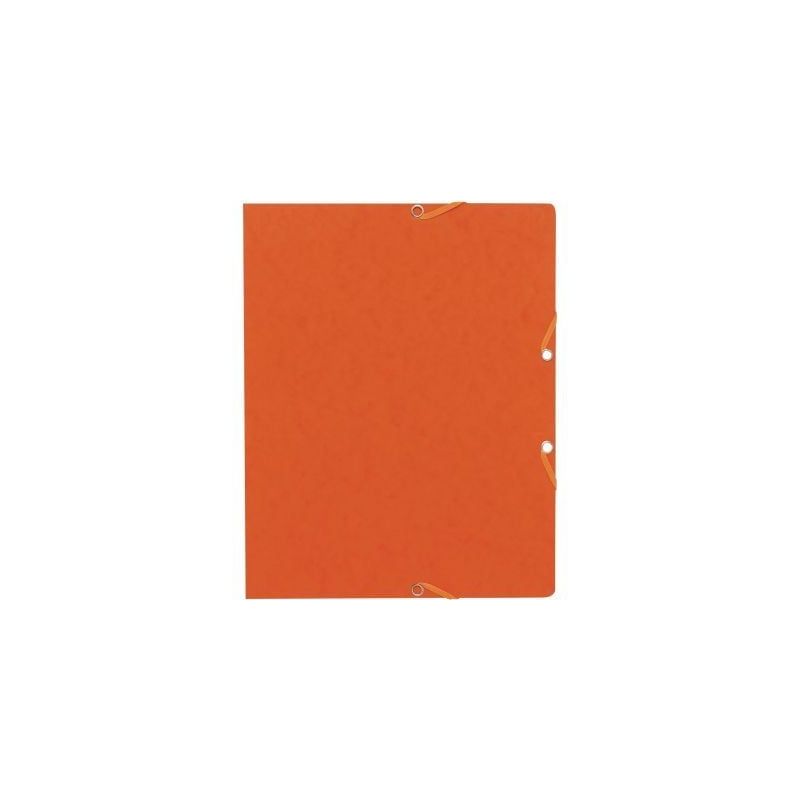 Achetez Lot de 10 chemises sans rabat à élastiques en carte lustrée, orange 55464E EXACOMPTA pas ..