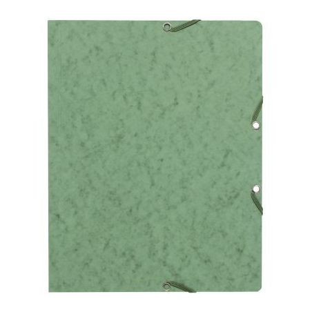 Achetez Lot de 10 chemises sans rabat à élastiques en carte lustrée, vert 55463E EXACOMPTA pas ch..