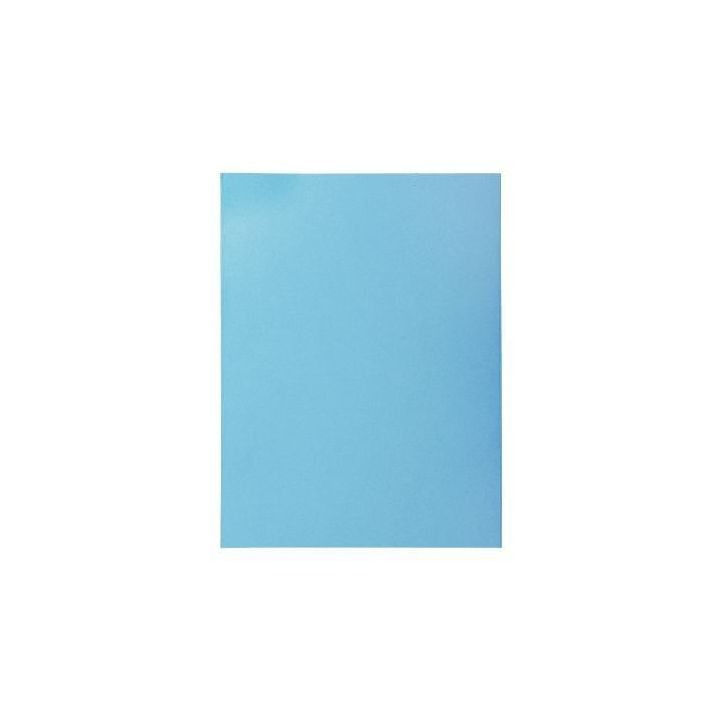 Paquet de 50 chemises 2 rabats 210g format 24x32 cm bleu 332006E SUPER EXACOMPTA