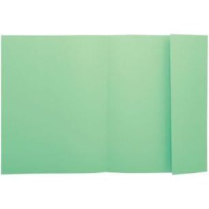 Achetez Paquet de 100 chemises 1 rabat 160g 24x32 cm vert clair 348004E SUPER EXACOMPTA pas cher sur..