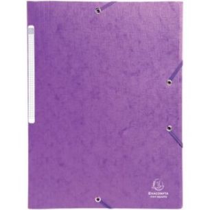 Achetez Chemise 3 rabats à élastiques SCOTTEN en carte lustrée 600g, violet 55957E SCOTTEN EXACOM..