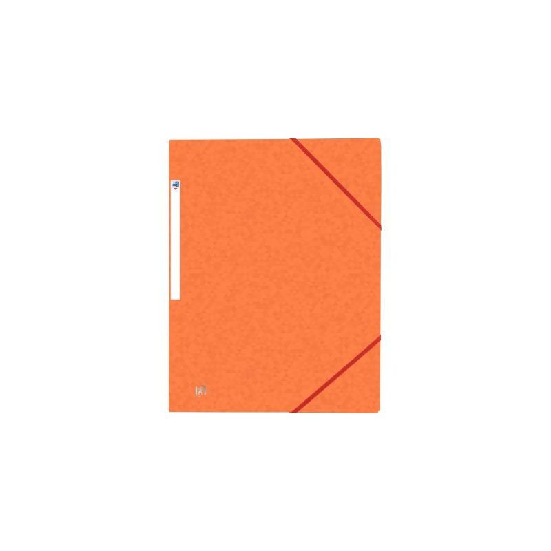 Achetez Chemise 3 rabats à élastiques TOP FILE+ en carte lustrée 4/10e 390g, orange 400114336 TOP..