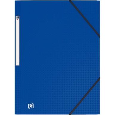 Achetez Chemise 3 rabats à élastiques MEMPHIS en polypropylène opaque 5/10ème, coloris bleu 1002..