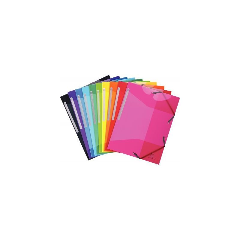 Achetez Lot de 10 chemises 3 rabats + élastiques en polypropylène IDERAMA PP 55670E IDERAMA EXACOM..