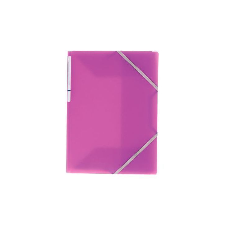 Chemise 3 rabats à élastiques en polypropylène Color Fresh, violet 1310004VI COLOR FRES