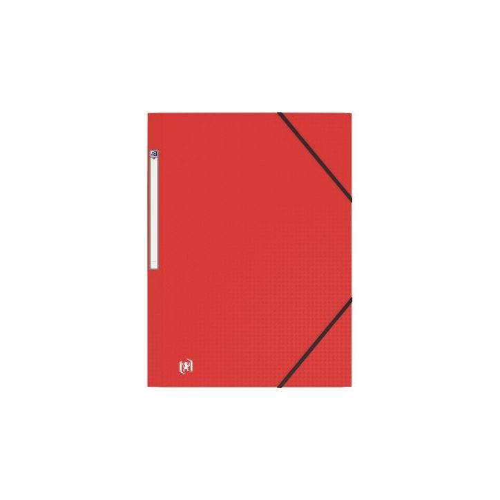 Chemise 3 rabats à élastiques MEMPHIS en polypropylène opaque 5/10ème, coloris rouge 100201139 MEMPHIS HAM(...)