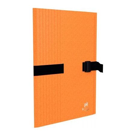 Achetez Chemise à sangle BICOLOR RECYC+ avec clip et rabat, coloris orange 100201315 OXFORD HAMELIN..