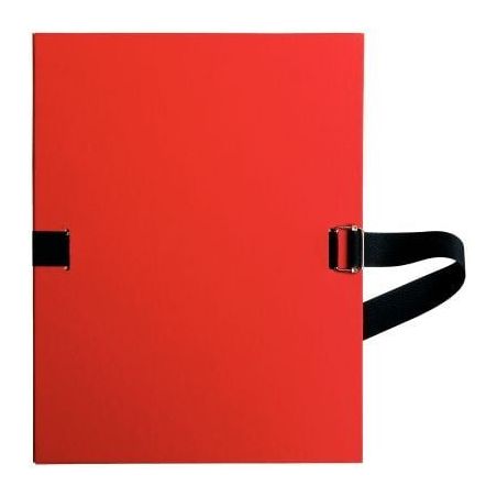 Achetez Chemise à dos extensible avec sangle FOREVER papier recyclé, format 24x32 cm, rouge 38009H..