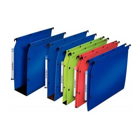 Achetez Paquet de 10 dossiers en polypropylène 5 / 10è dos 30 mm bleu 100330580 HAMELIN pas cher s..