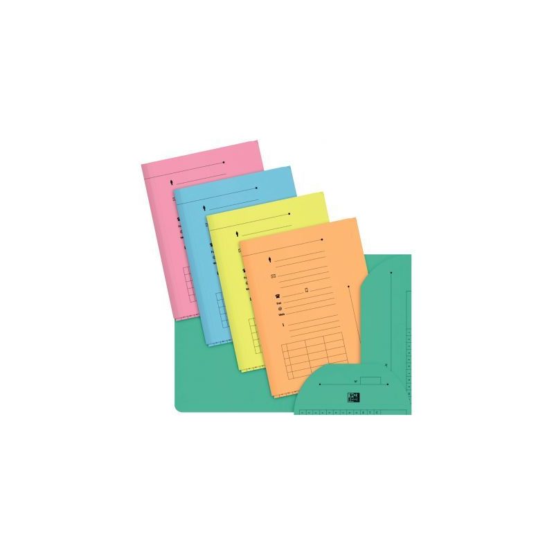 Achetez Paquet de 10 chemises HV pour dossiers suspendus, coloris pastel assortis 100330128 HAMELIN ..