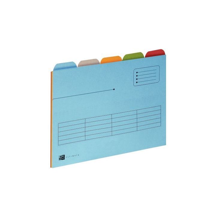 Paquet de 5 sous-dossiers pour tiroirs 100330160 HAMELIN