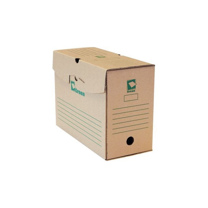 Paquet de 50 boites d'archives 32x24cm dos 15cm GREEN 62610