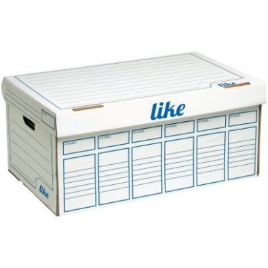 Achetez Paquet de 5 containers de boîtes à  archives, avec couvercle LIKE 23994 pas cher sur Ma R..