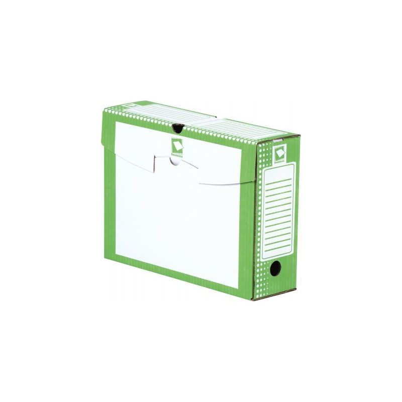 Achetez Paquet de 25 boîtes à archives carton rigide dos de 10 cm vert 64180 BUSINESS pas cher sur..