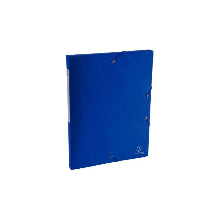 Boite de classement en carte lustrée SCOTTEN dos 2,5 cm, bleu 50702E SCOTTEN EXACOMPTA