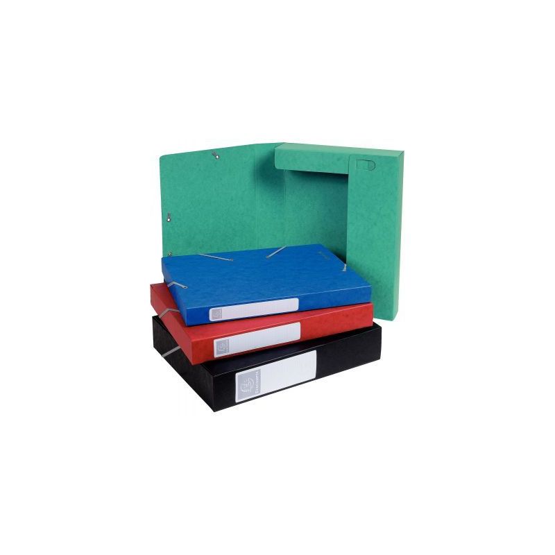 Achetez Boîte de classement en carte lustrée CARTOBOX dos 6 cm, coloris assortis 16000H CARTOBOX E..