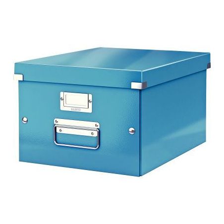Achetez Boite de rangement en carton Click&Store WOW A4 bleu 60440036 WOW LEITZ pas cher sur Ma Rent..