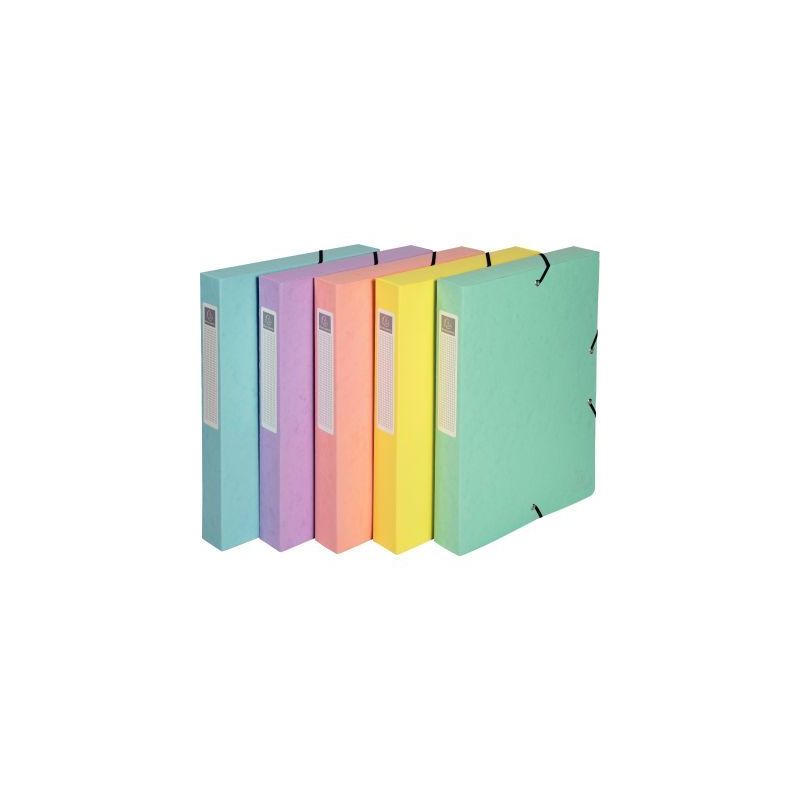 Achetez Boite de classement Aquarel en carte lustrée, dos 40 mm, coloris assortis 59560E EXACOMPTA ..