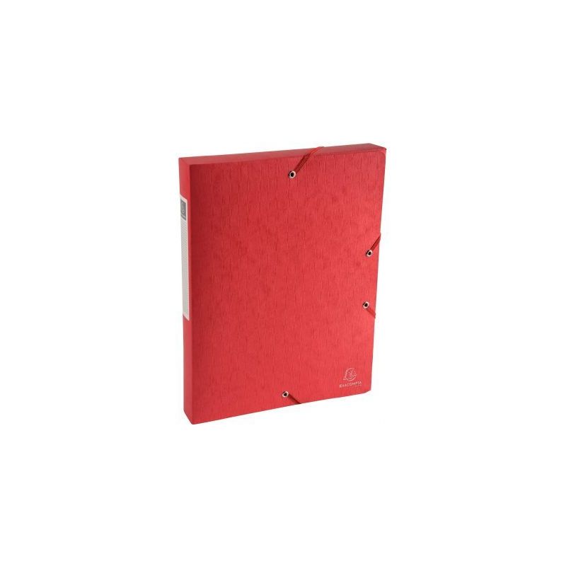 Achetez Boite de classement en carte lustrée SCOTTEN dos 4 cm, rouge 50815E SCOTTEN EXACOMPTA pas c..