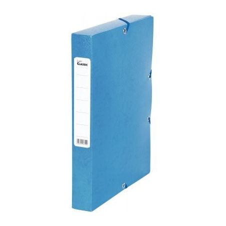 Achetez PERGAMY Boîte de classement à élastique en carte lustrée 7/10, 600g. Dos 40mm. Coloris..