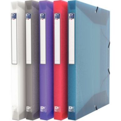 Achetez Carton de 12 boites de classement HAWAÏ en polypropylène, dos de 25 mm, couleurs assorties..