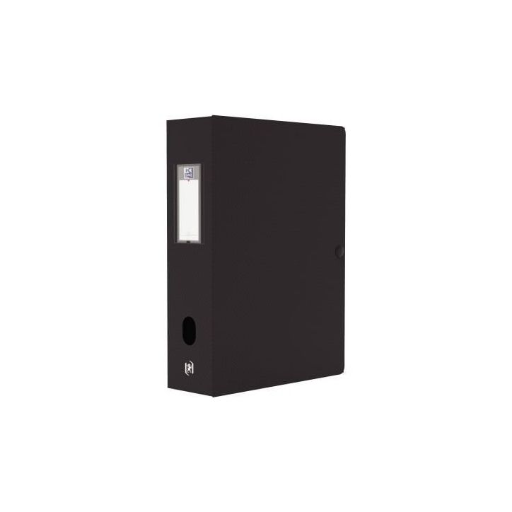 Boite de classement MEMPHIS en polypropylène, dos de 80 mm, coloris noir 100200175 MEMPHIS HAMELIN