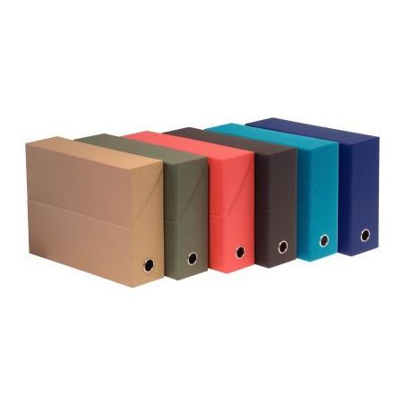 Achetez Boite de transfert papier toilé, dos 9 cm, rouge 89525E EXACOMPTA pas cher sur Ma Rentrée ..