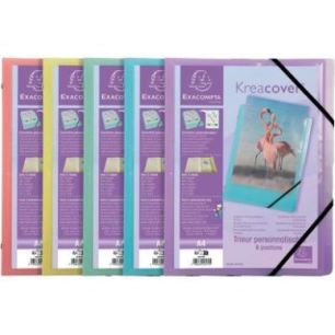 Achetez Trieur personnalisable KREACOVER Pastel en polypropylène, 8 compartiments, coloris assortis..