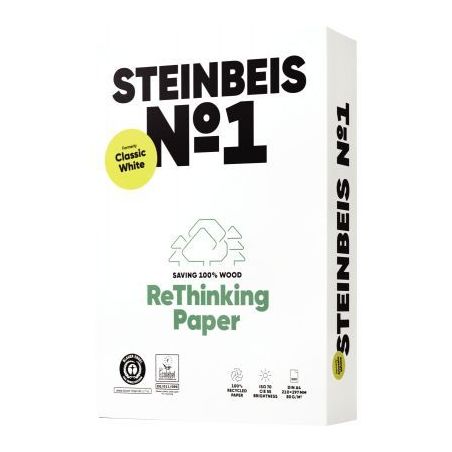 Achetez Ramette de 500 feuilles A4 80g blanc STEINBEIS N°1 K1201666080A STEINBEIS pas cher sur Ma R..