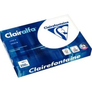 Achetez Paquet de 125 feuilles de papier blanc 250g de format A4 CLAIRALFA 2230C CLAIREFONTAINE pas ..