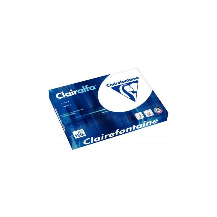 Clairefontaine ramette 250 feuilles A3 Clairalfa blanc 160g 2619