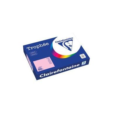 Achetez Carton de 5 ramettes de 500 feuilles format A4 80g rose CLAIREFONTAINE 1973PCX5 TROPHEE CLAI..