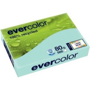 Achetez Ramette de 500 feuilles de papier recyclé 80g de format A3 bleu clair EVERCOLOR 30006C CLAI..