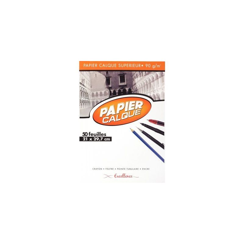 Achetez CANSON Bloc de papier calque croquis échelle 50 feuilles 90g A4 Ref-17143 pas cher sur Ma R..