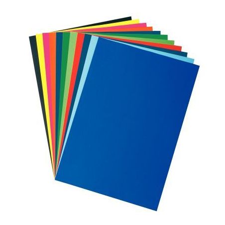 Achetez Paquet de 25 feuilles affiche couleurs éclatantes 85g format 60x80cm couleurs assorties 3-0..