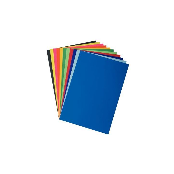 Paquet de 25 feuilles affiche couleurs éclatantes 85g format 60x80cm vert menthe 2-001-10-22