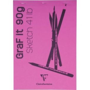 Achetez Bloc croquis blanc Graf It format 21 x 29,7 cm 96623C CLAIREFONTAINE pas cher sur Ma Rentré..