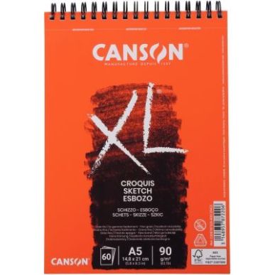 Achetez Album croquis XL Spirale petit cà´té 60 feuilles, format 14.8x21 cm, 90 g C200787220 CANS..
