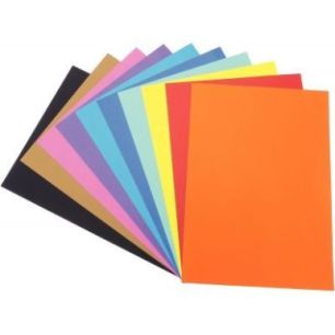 Achetez Bloc de 20 feuilles de papier couleur 21x29,7 cm 120 g 10 teintes vives assorties 97244C CLA..