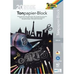 Achetez Bloc de 20 feuilles de papier couleur 21x29,7 cm 130 g  noir 197 pas cher sur Ma Rentrée Sc..