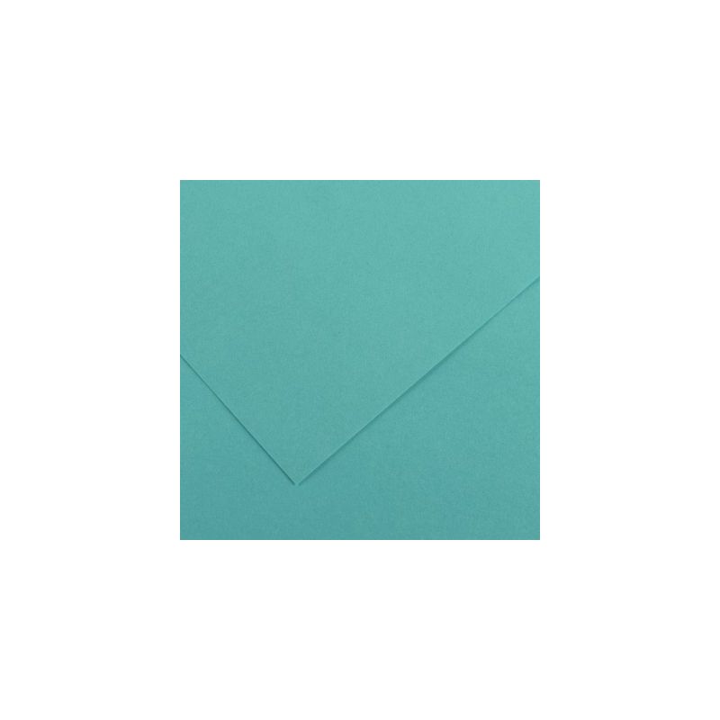Achetez Paquet de 10 feuilles Colorline 50x65 cm 150 g bleu turquoise C200041401 CANSON pas cher sur..