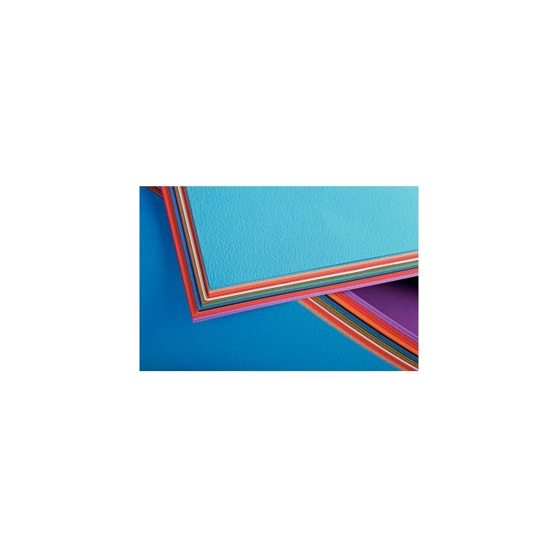 Achetez Paquet de 24 feuilles de papier couleur 160g 50x65cm assortis 93750C CLAIREFONTAINE pas cher..
