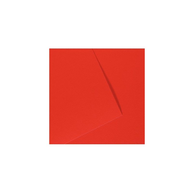 Achetez Paquet de 10 feuilles mi-teinte format 50x65 coloris rouge vif C31032S110 CANSON pas cher su..