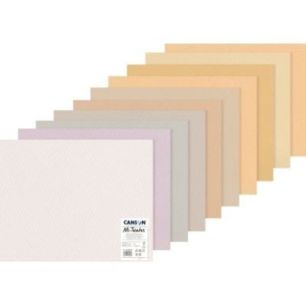 Achetez Paquet de 10 feuilles mi-teintes 50x65 cm teintes pastels C31032S137 CANSON pas cher sur Ma ..