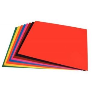 Achetez Paquet 25 feuilles CARTA 210g 50x70 cm couleurs assorties 454299C CLAIREFONTAINE pas cher su..