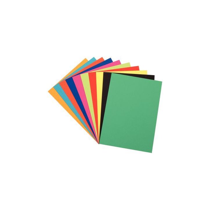 Paquet de 250 feuilles à  dessin de couleurs 24X32 250G 22738