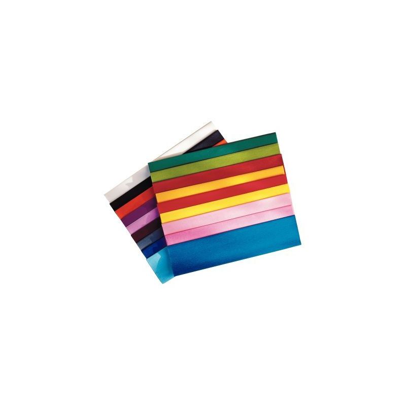 Achetez Paquet de 10 feuilles crépon ordinaire 200x50 cm  vert foncé 2124 pas cher sur Ma Rentrée..